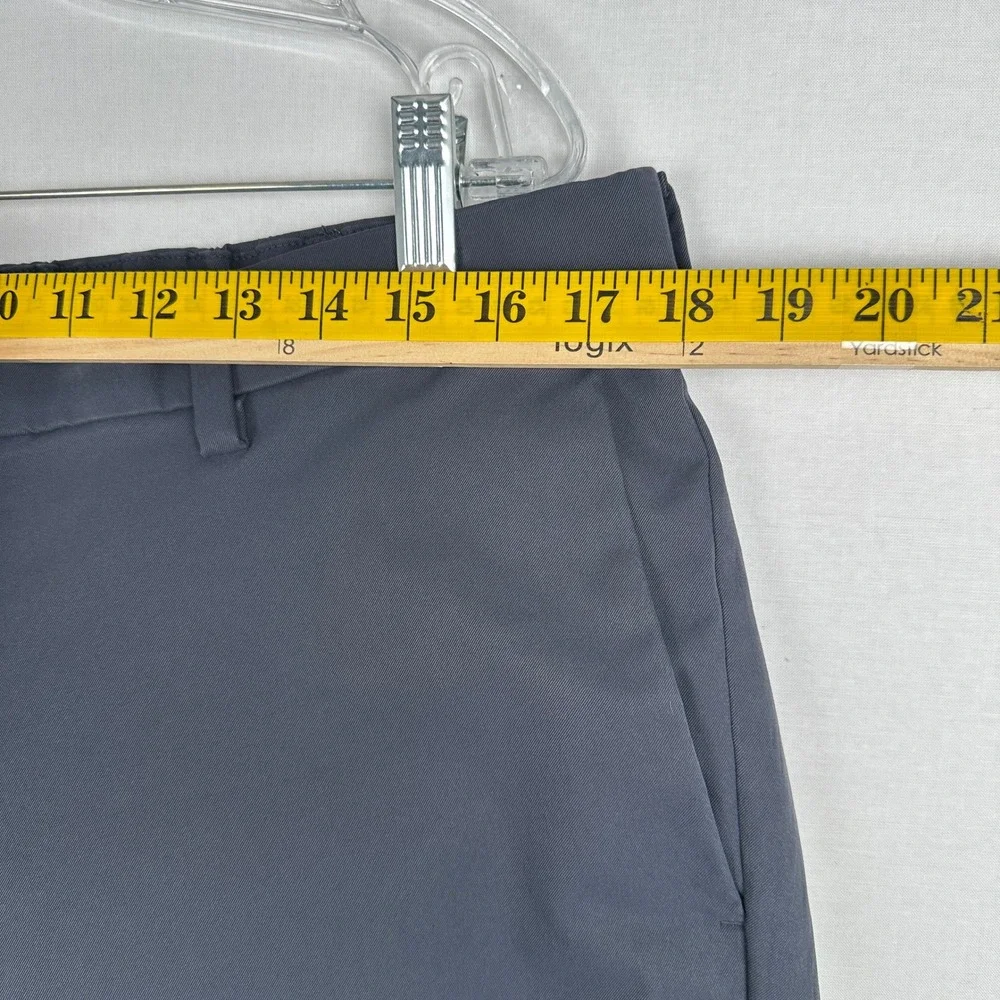Banana Republic Athletic Fit Stretch Waist‎ Pants Gray Blue Men's 38x32